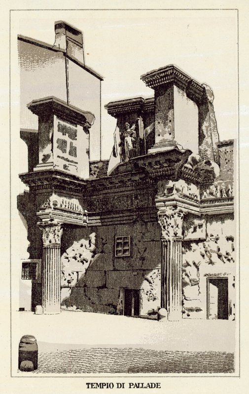 Rom: Tempio Di Pallade von Italian School