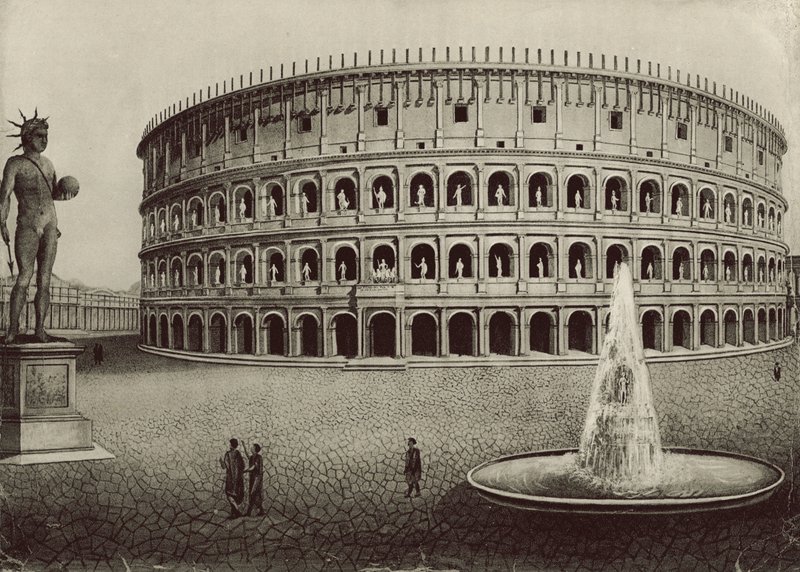 Das Kolosseum restauriert von Italian School