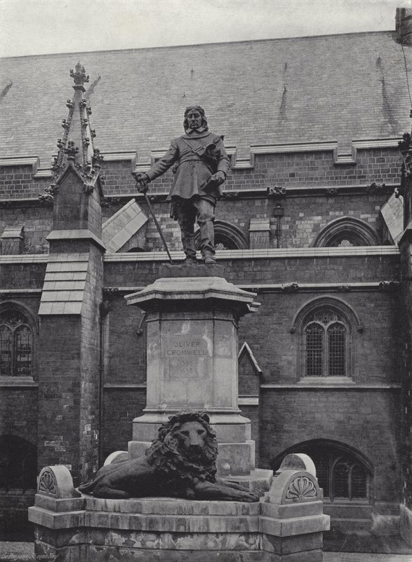 Statue von Cromwell von J. Benjamin Stone