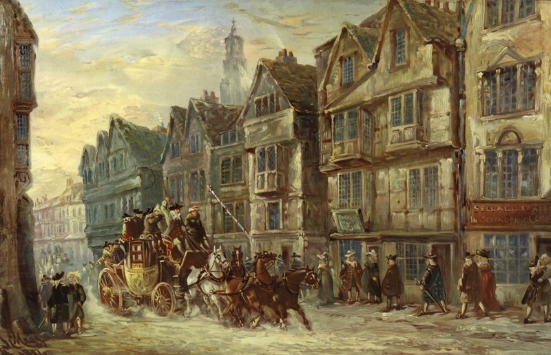 Wych Street, Strand, London, Tage von Hogarth von J.C. Maggs