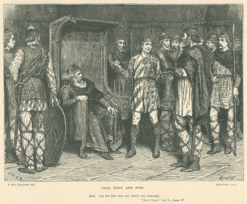 Illustration für König Lear von J.M.L. Ralston