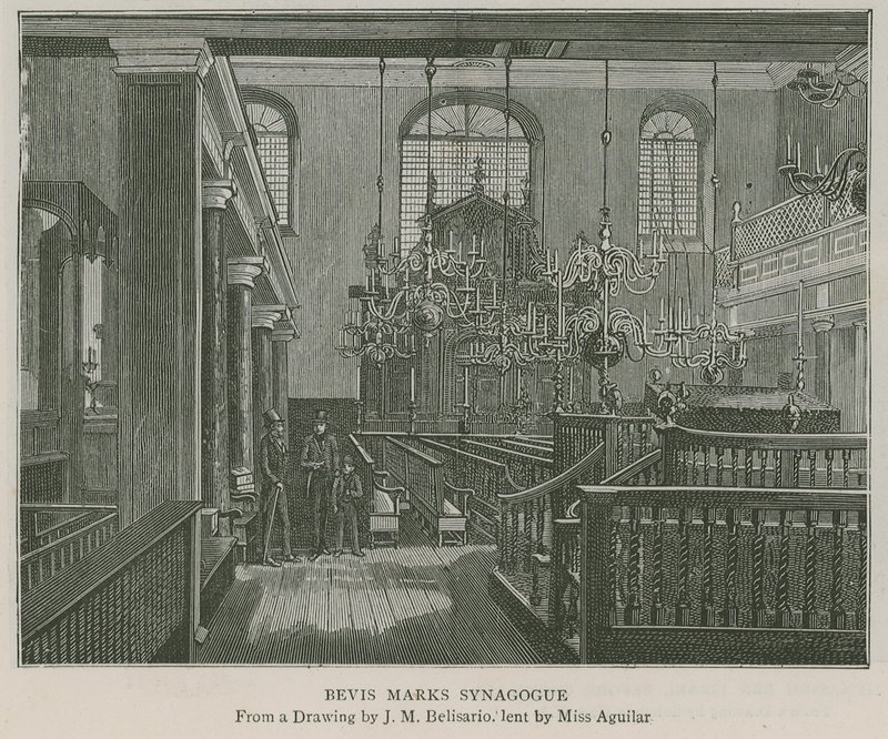 Bevis Marks Synagoge von J.M. Belisario
