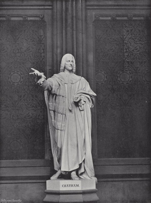 Statue von Chatham von J. Benjamin Stone