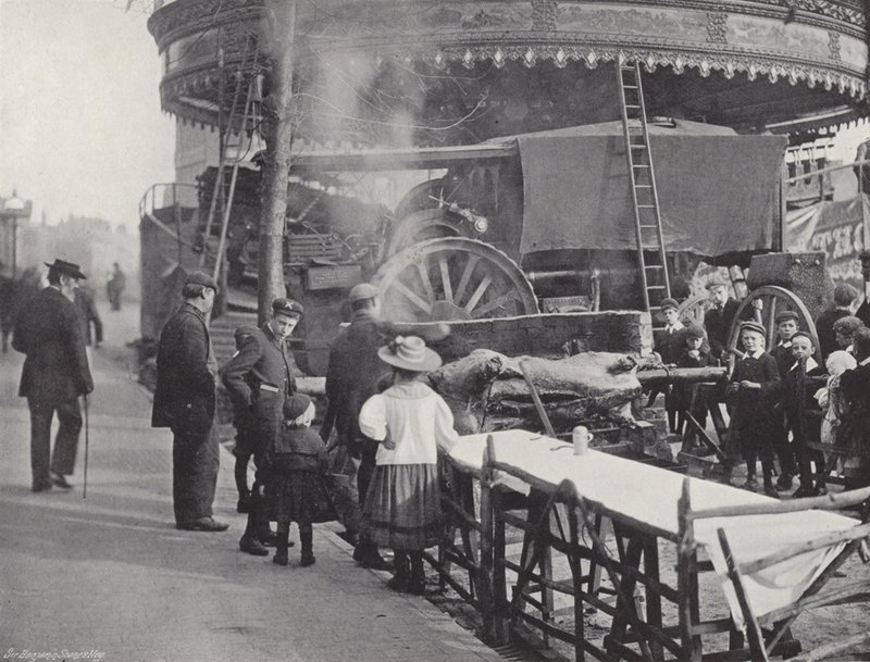 Stratford-on-Avon Mop, ein Ochsenbraten von J. Benjamin Stone