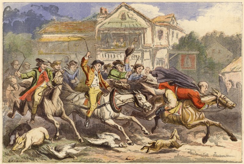John Gilpins berühmte Fahrt von J. H. Nicholson