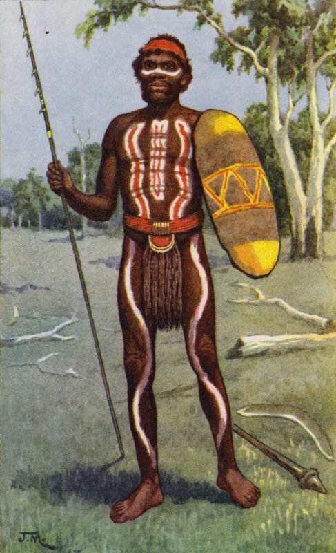 Australischer Ureinwohner von J. Macfarlane
