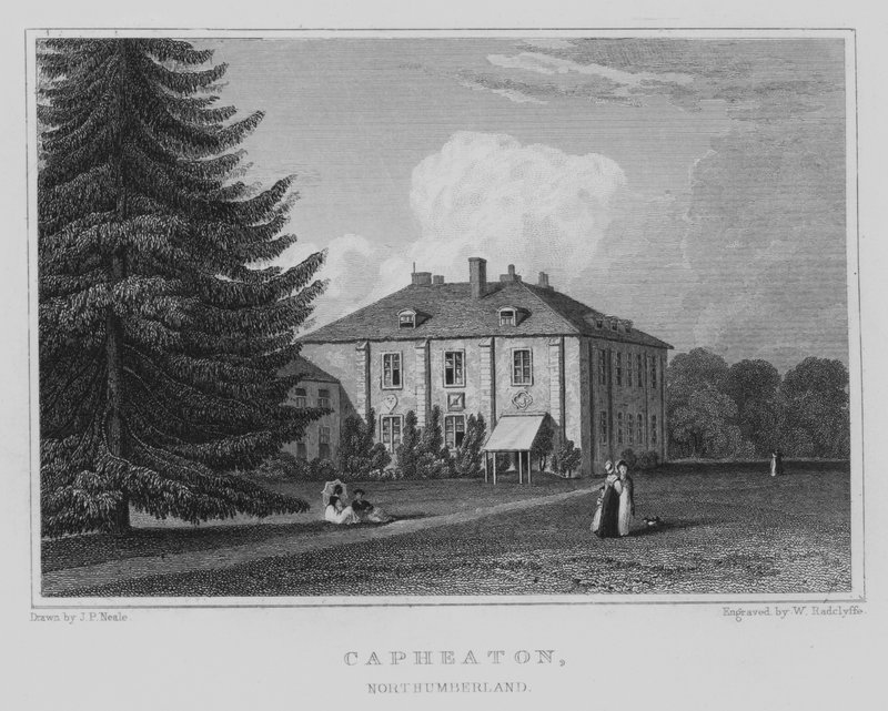 Capheaton, Northumberland (Stich) von John Preston Neale