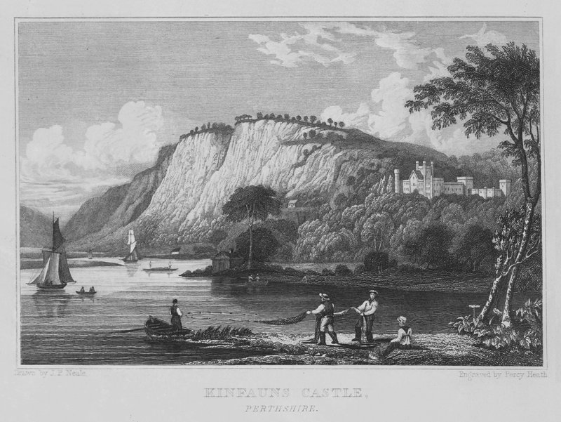Kinfauns Castle, Perthshire von John Preston Neale