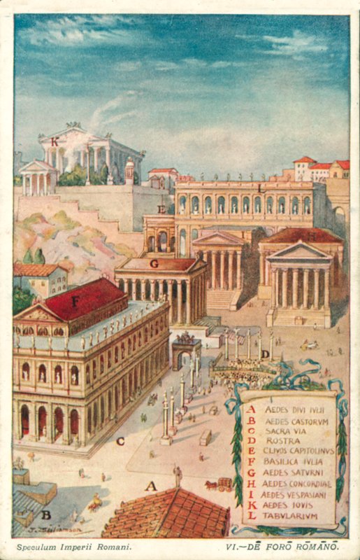 Forum Romanum, antikes Rom von J. Williamson