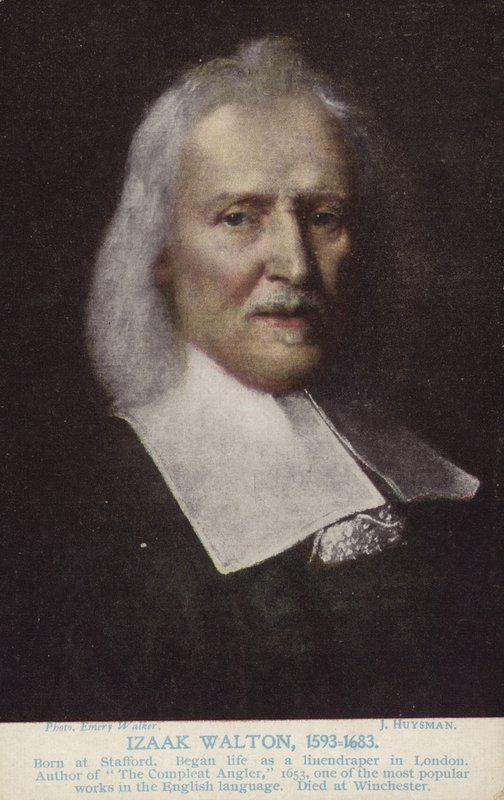 Izaak Walton (1593-1683), englischer Schriftsteller von Jacob Huysmans