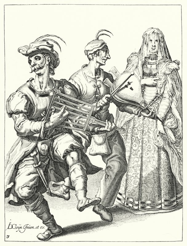 Maskerade von Jacques II de Gheyn