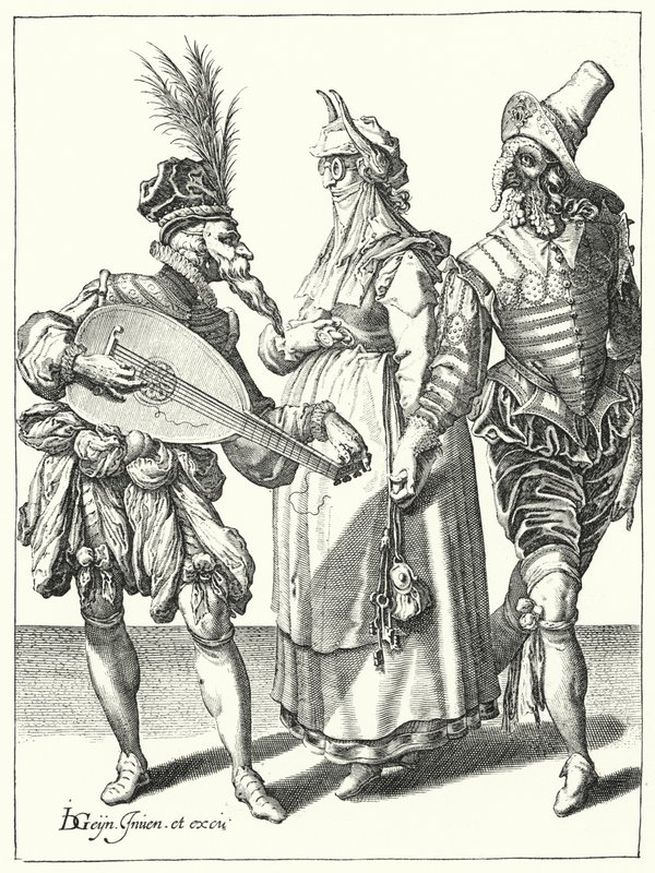 Maskerade von Jacques II de Gheyn
