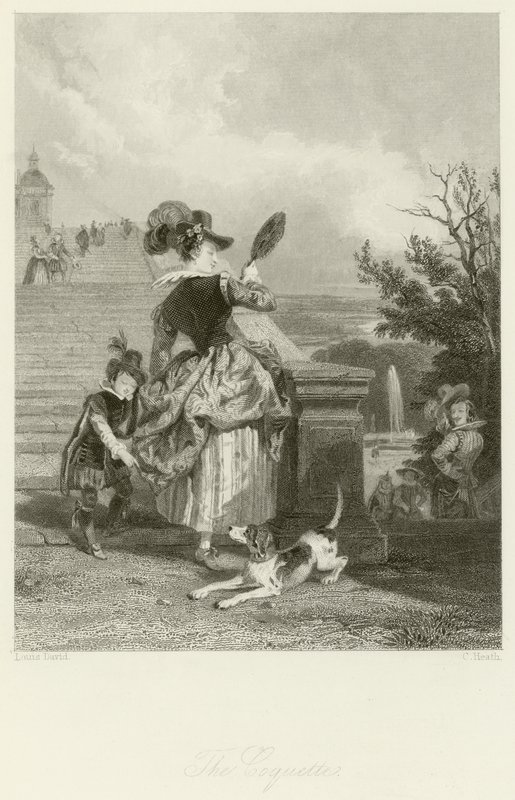 Die Kokette von Jacques Louis David