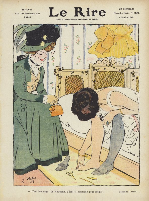 Illustration für Le Rire von Jacques Wely