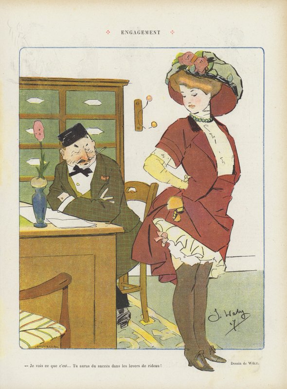 Illustration für Le Rire von Jacques Wely