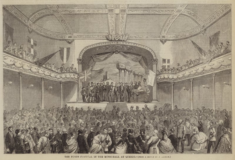 Das Burns-Festival in der Musikhalle von Quebec von James Archer