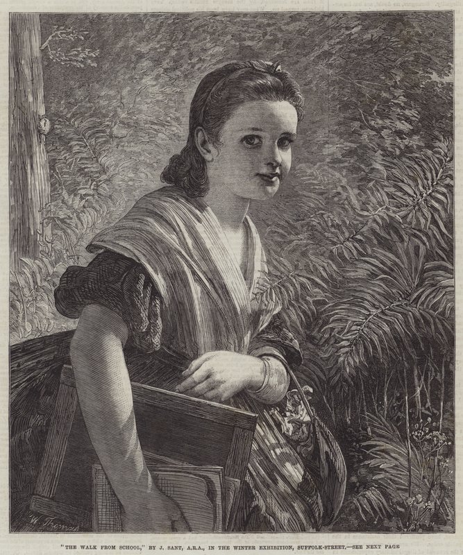 Der Schulweg von James Sant