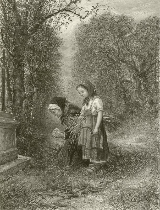Das Grab des Großvaters von James Crawford Thom