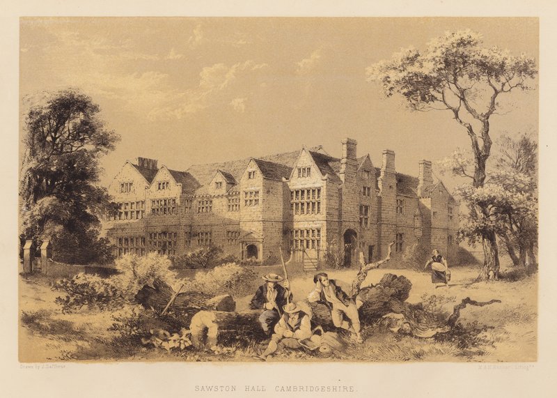 Sawston Hall, Cambridgeshire von James Dafforne