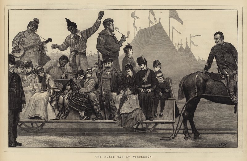 Die Pferdebahn in Wimbledon von James Dromgole Linton