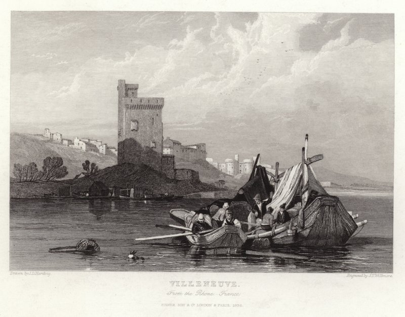 Villeneuve vom Rhone von James Duffield Harding