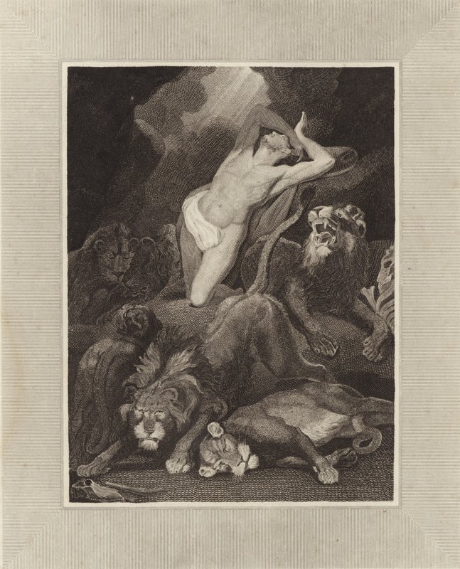 Daniel in der Löwengrube von James Northcote