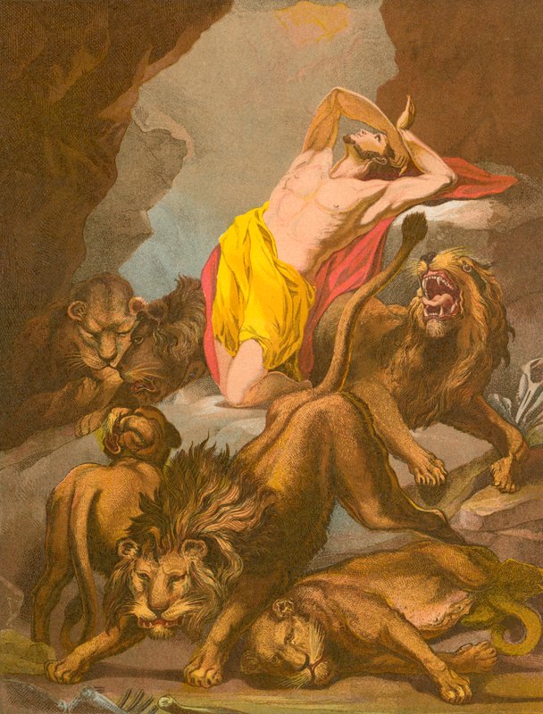 Daniel in der Löwengrube von James Northcote