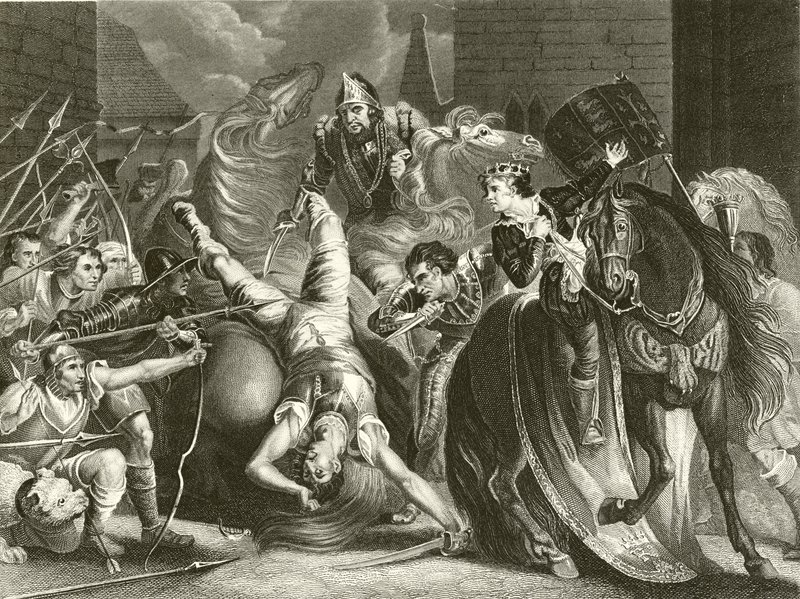 Der Tod von Wat Tyler von James Northcote