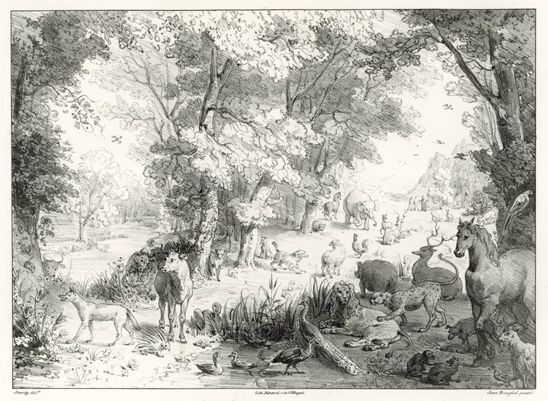 Erde: das irdische Paradies von Jan the Elder Brueghel