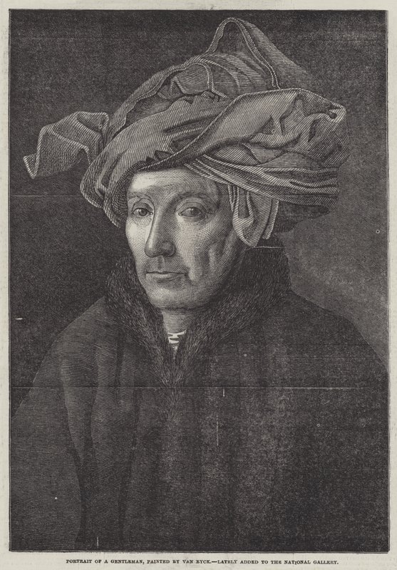 Porträt eines Gentlemans von Jan van Eyck