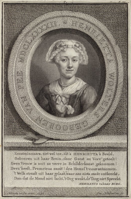 Porträt von Henrietta van Pee von Jan Maurits Quinckhardt