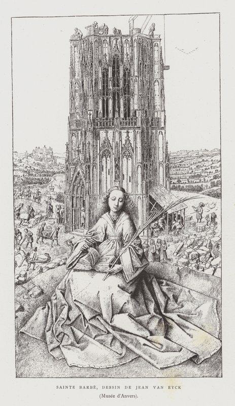 Heilige Barbara, 1437 von Jan van Eyck