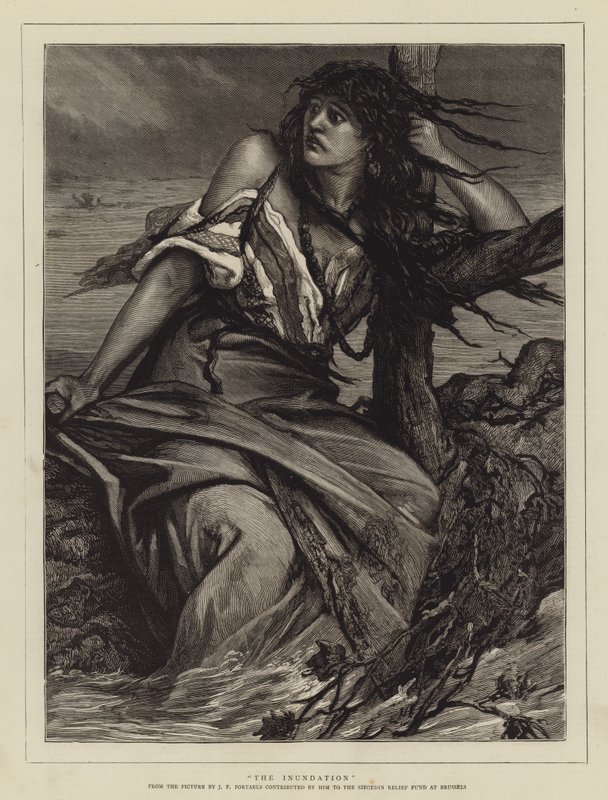 Die Überschwemmung von Jean Francois Portaels