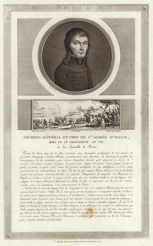 Porträt von Barthelemy Catherine Joubert von Jean Duplessi Bertaux