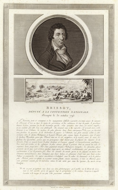 Porträt von Jacques Pierre Brissot von Jean Duplessi Bertaux