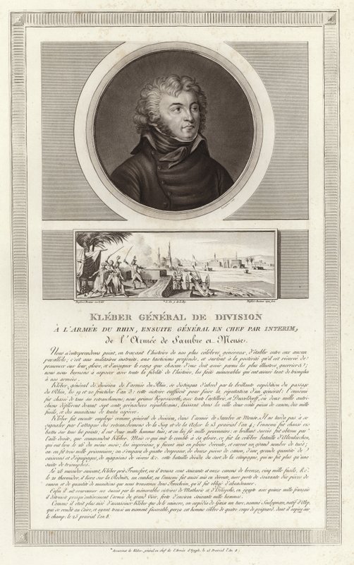 Porträt von Jean Baptiste Kleber von Jean Duplessi Bertaux