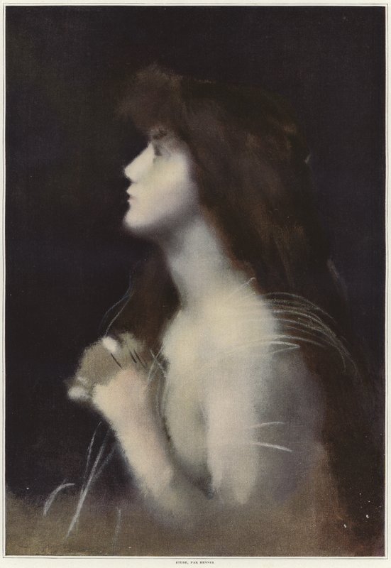 Studie einer Frau von Jean Jacques Henner
