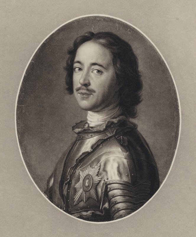 Peter der Große von Jean Marc (after) Nattier