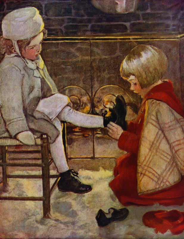 Eine moderne Aschenputtel von Jessie Willcox Smith