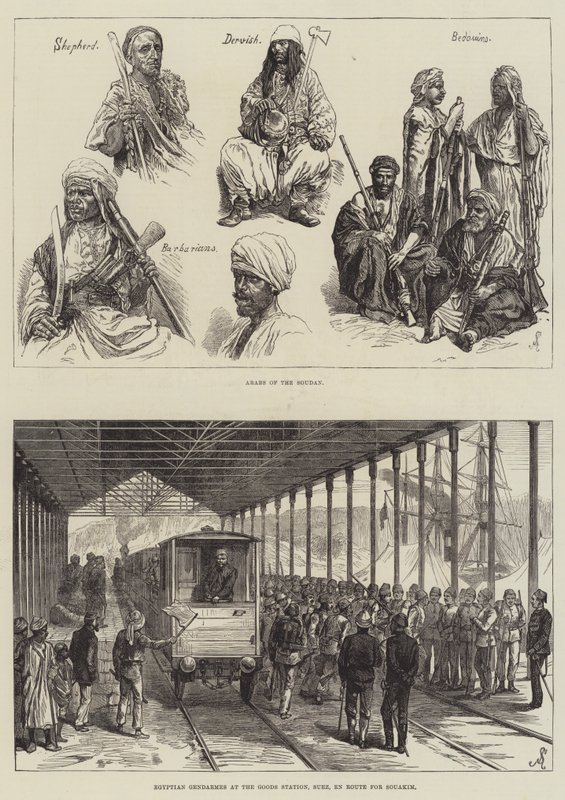 Skizzen aus dem Sudan von Johann Nepomuk Schonberg