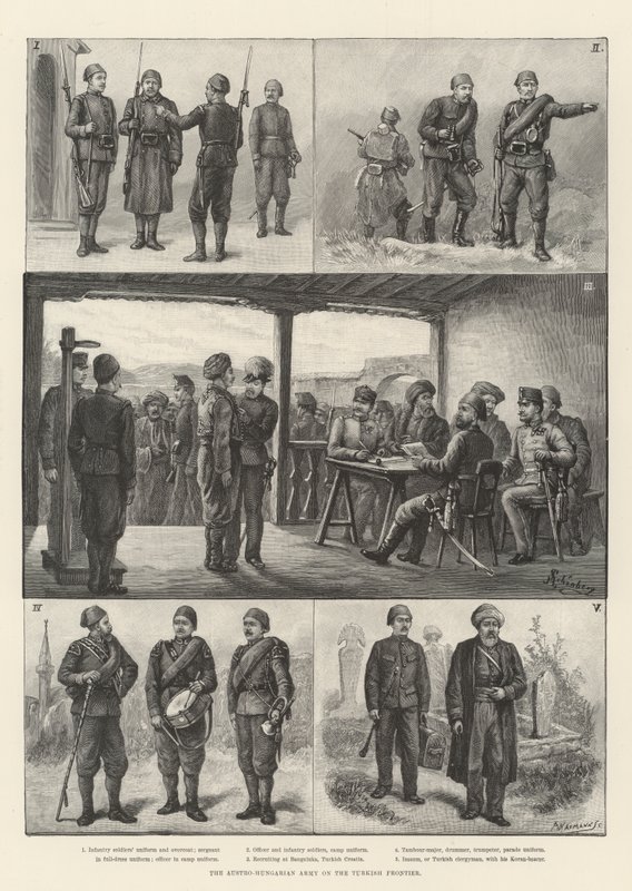 Die österreichisch-ungarische Armee an der türkischen Grenze von Johann Nepomuk Schonberg