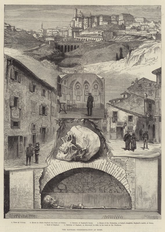 Die Raphael-Gedenkfeier in Rom von Johann Nepomuk Schonberg