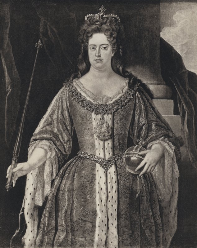 Königin Anne (Lithografie) von Johann (after) Closterman