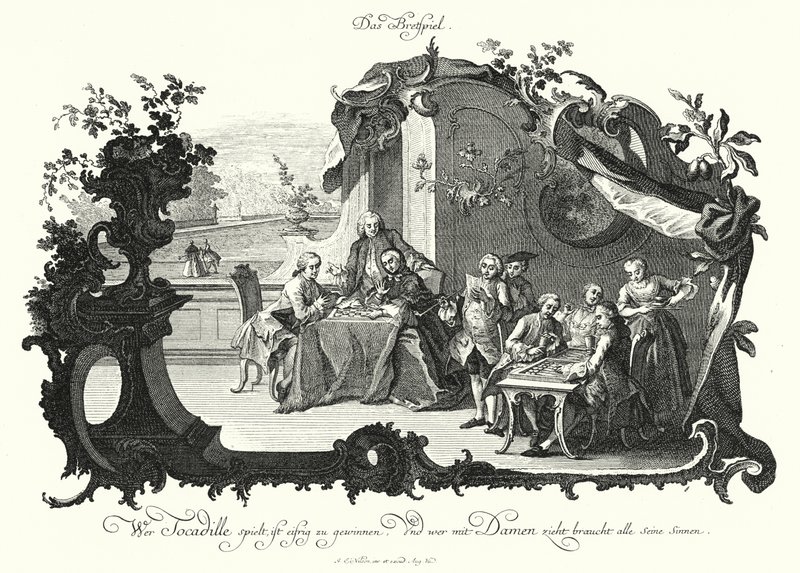 Brettspiele von Johann Esaias Nilson