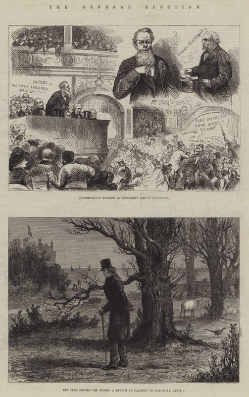 Die Parlamentswahl von Johann Nepomuk Schonberg
