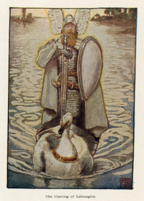 Die Ankunft von Lohengrin von John Byam Liston Shaw