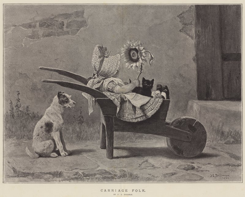 Kutschengesellschaft von John Charles Dollman