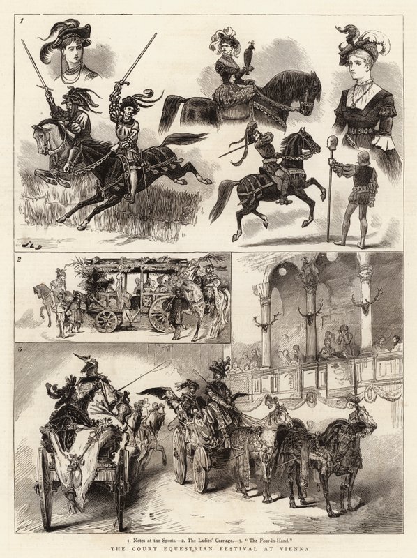 Das Hofreiterfest in Wien von John Charles Dollman