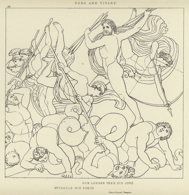 Götter und Titanen von John Flaxman