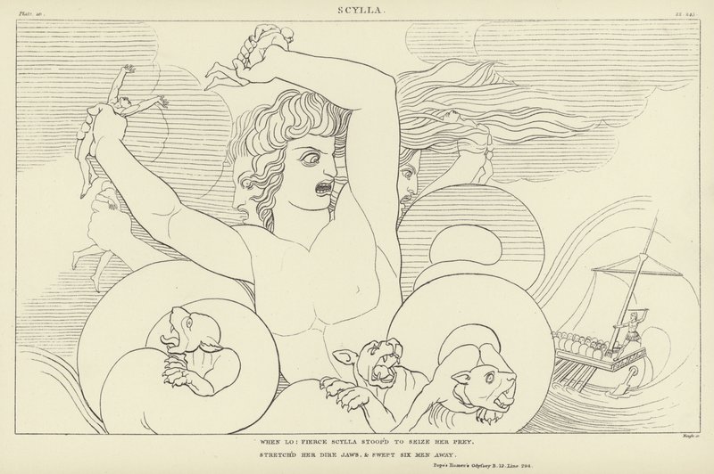 Skylla von John Flaxman